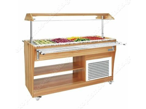 Salad bar ψυχόμενο για 4 GN 1/1