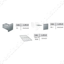 Ψυγείο πάγκος κατάψυξη χαμηλό 95,5x70εκ GN 1/1 GINOX | Mόνο η συρταριέρα S3