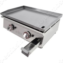 Πλατό αερίου 61εκ ARILEX | Θερμοστάτης για πλατό με πλάκα χρωμίου