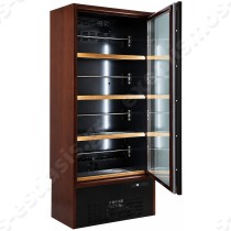 Συντηρητής κρασιών 4 θερμοκρασιών ENOPRESTIGE 401 4TV-1TV TECFRIGO | Σε Dark Walnut (σκούρα καρυδιά)