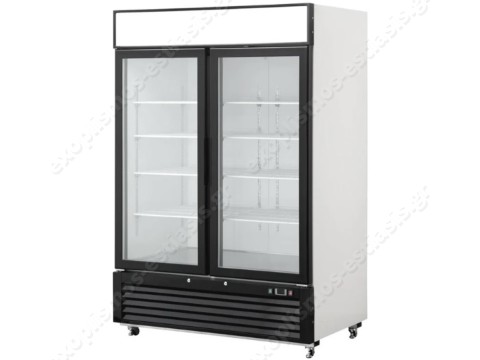 Ψυγείο βιτρίνα κατάψυξη με ανοιγόμενες πόρτες 139εκ
