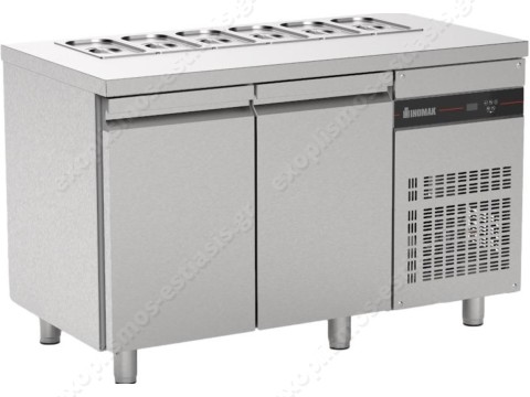 Ψυγείο πάγκος σαλατών 134.5x70εκ για 6 GN 1/3 ΙΝΟΜΑΚ