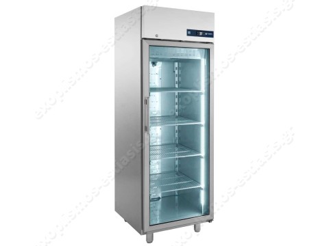 Ψυγείο βιτρίνα κατάψυξη μονή με κρυστάλλινη πόρτα ΒΑΜΒΑΣ UBF 70