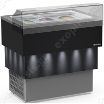 Ψυγείο βιτρίνα παγωτού 10 θέσεων POZZETTI FRAMEC  | Με plexiglass βιτρίνα - Ενδεικτική φώτο ως προς τις λεκάνες