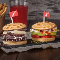 Πλάκα Waffle Burgers για THERMOCOOK | Πλάκα panini grill