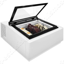 Ψυγείο βιτρίνα για παγωτό gelato VBG 3 COOLHEAD | Λευκό