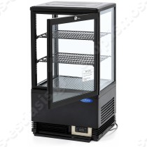 Βιτρίνα συντήρησης 43εκ MAXIMA | Με 1 πόρτα ανοιγόμενη
