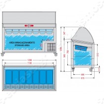 Ψυγείο παγωτού 7 θέσεων TECFRIGO