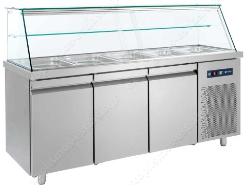 Ψυγείο τοστ 185εκ SΜGN 185 για 20 GN 1/4