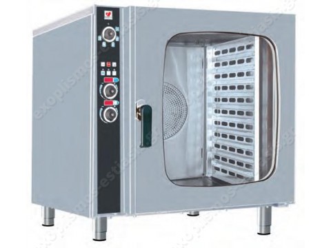 Ηλεκτρικός επαγγελματικός φούρνος ατμού 10 θέσεων NORTH FCN100