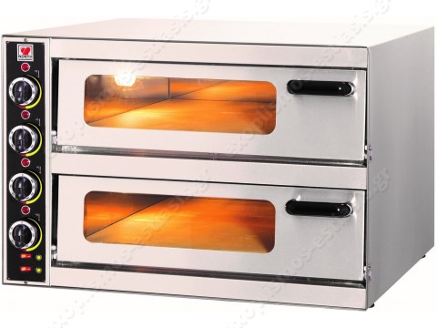 Επαγγελματικός ηλεκτρικός φούρνος 2 ορόφων για 8 πίτσες F70T