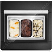 Ψυγείο βιτρίνα για παγωτό gelato VBG 3 COOLHEAD | 3 δοχεία παγωτού 36×16,5×12εκ (5 λίτρων) 