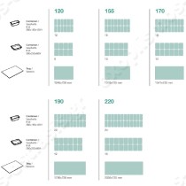 Ψυγείο βιτρίνα παγωτού 12 θέσεων MILLENNIUM 120 ISA  | Χωρητικότητα σε λεκάνες και βάση ζαχαροπλαστικής για DUAL TEMP