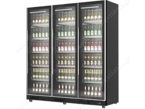 Ψυγείο βιτρίνα αναψυκτικών τριπλό 168εκ