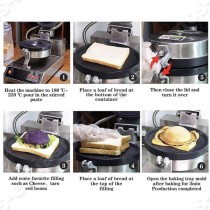 Επαγγελματική τοστιέρα για UFO BURGERS και GELATO PANINI | Οδηγίες χρήσης