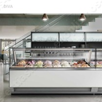 Ψυγείο βιτρίνα παγωτού 24 θέσεων DIVA 220 ISA