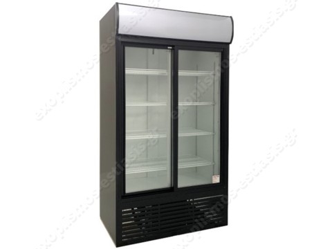 Ψυγείο βιτρίνα συντήρησης με συρόμενες πόρτες 110εκ CB 900 SLB SCANCOOL