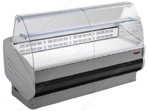 Επαγγελματικό ψυγείο βιτρίνα 200εκ με βάθος 90εκ SALINA S80 200 DGD