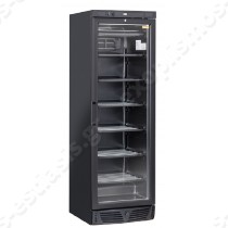 Ψυγείο βιτρίνα κατάψυξης με κρυστάλλινη πόρτα TNG 390 COOLHEAD | Σε μαύρο