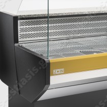Επαγγελματικό ψυγείο κρεάτων-τυριών-αλλαντικών 250εκ χωρίς μηχάνημα PATAGONIA ΖΟΙΝ | Μαύρο με χρυσό