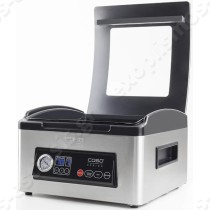 Συσκευαστικό vacuum 30εκ CASO | Περίβλημα από ανοξείδωτο χάλυβα και γυάλινο καπάκι