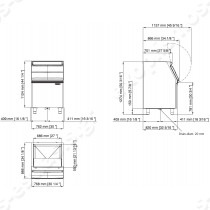 Αποθήκη πάγου 243Kg SB530 SCOTSMAN