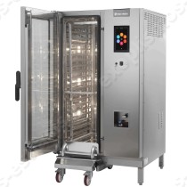 Επαγγελματικός φούρνος ηλεκτρικός με μπόιλερ LU 120E 20GN 1/1 INOXTREND | Καρότσι μεταφοράς ταψιών χωρητικότητας έως 20 GN 1/1 