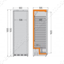 Ψυγείο συντήρησης τυφλό PL401 COLD MASTER