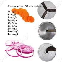 Πολυκοπτικό 800W CELME | Δίσκοι κοπής για ροδέλα