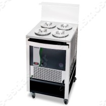 Βιτρίνα παγωτού τροχήλατη για pozzeti NEMOX