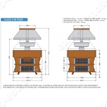 Salad bar ψαριών Oasi 4 M FISH TECFRIGO