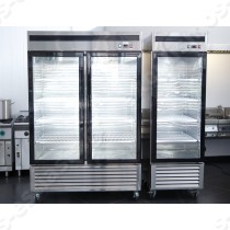 Βιτρίνα συντήρηση inox 138εκ ESTIASI 8707