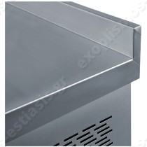 Ψυγείο πάγκος κατάψυξης 195x60εκ με GN πόρτες χωρίς μηχάνημα | Καπάκι με σήκωμα
