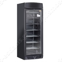 Ψυγείο βιτρίνα κατάψυξης με κρυστάλλινη πόρτα TNG 390C COOLHEAD | Σε μαύρο