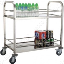 Καρότσι μεταφοράς με κάγκελο | Με τετραγωνισμένους ορθοστάτες