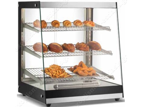 Βιτρίνα θερμαινόμενη 3 επιπέδων 74εκ