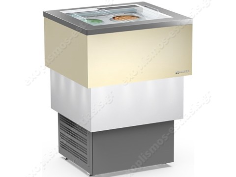 Ψυγείο βιτρίνα παγωτού 4 θέσεων POZZETTI FRAMEC 