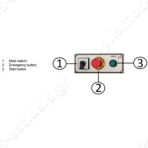 Ζυγοκοπτικό - στρογγυλοποιητής ζύμης 50-300gr CO300 PIZZAGROUP | Μηχανικό χειριστήριο