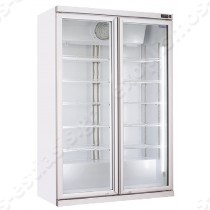 Ψυγείο βιτρίνα συντήρησης με 2 πόρτες DC 1050 COOLHEAD | Σε λευκό χρώμα