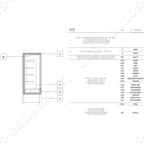 Επαγγελματικό ψυγείο self service 150εκ CHAMONIX ΖΟΙΝ | Χρώματα