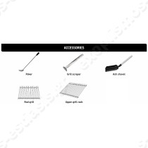 Επαγγελματική ψησταριά επιτραπέζια GR120 ROBATA GRILL | Αξεσουάρ