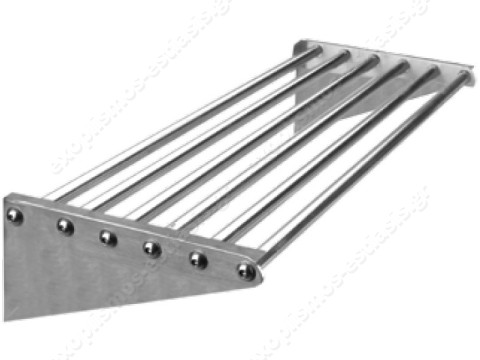 Ράφι ανοξείδωτο σωληνωτό 120x32εκ