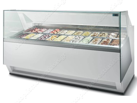 Ψυγείο βιτρίνα παγωτού 12 θέσεων DIVA 120 ISA