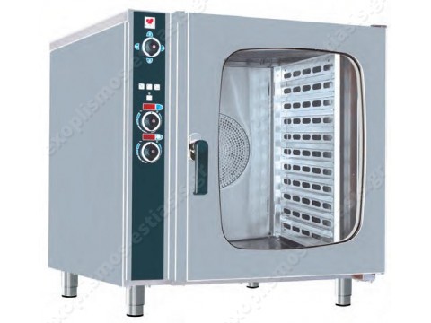 Ηλεκτρικός επαγγελματικός φούρνος ατμού 6 θέσεων NORTH FCN60