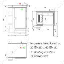 Blast Chiller Θάλαμος R-Series Baron για 40 GN 1/1