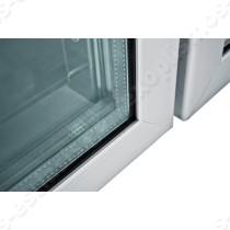 Ψυγείο βιτρίνα κατάψυξη μονό με μηχάνημα κάτω UPF 70 | Με διπλό κρύσταλλο στη πόρτα