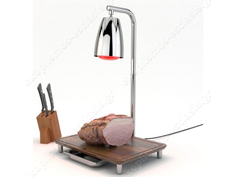 Θερμαντικό carving station με ξύλινη επιφάνεια HELIOS AL ROCAM