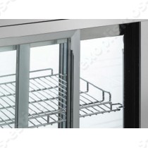 Ψυγείο βιτρίνα συντήρησης 144εκ RC 980 COOLHEAD | Ράφια χρωμίου και συρόμενες πόρτες