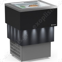 Ψυγείο βιτρίνα παγωτού 4 θέσεων POZZETTI FRAMEC  | Μαύρο