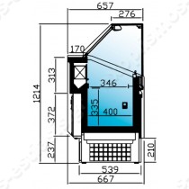 Βιτρίνα παγωτού με 9 θέσεις VBZ15S INFRICO